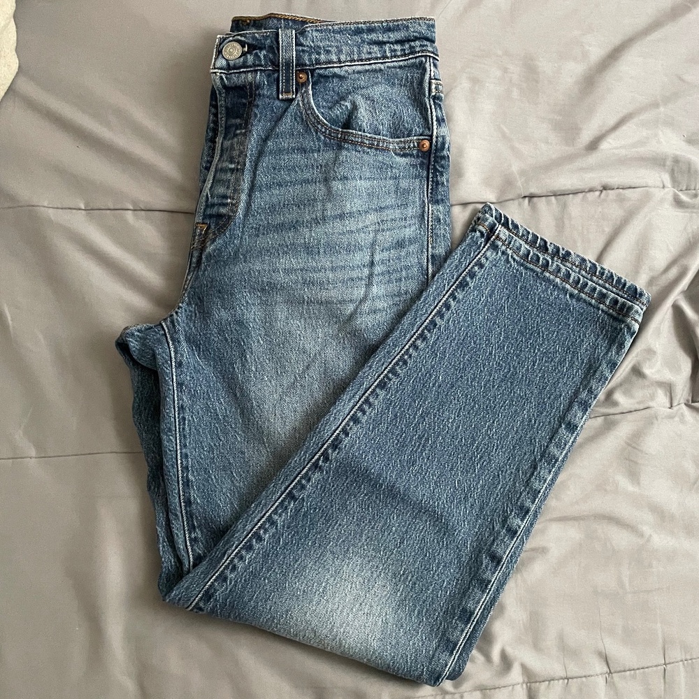 Levi’s 501 Straight Jeans Medium Wash 27Wx28L